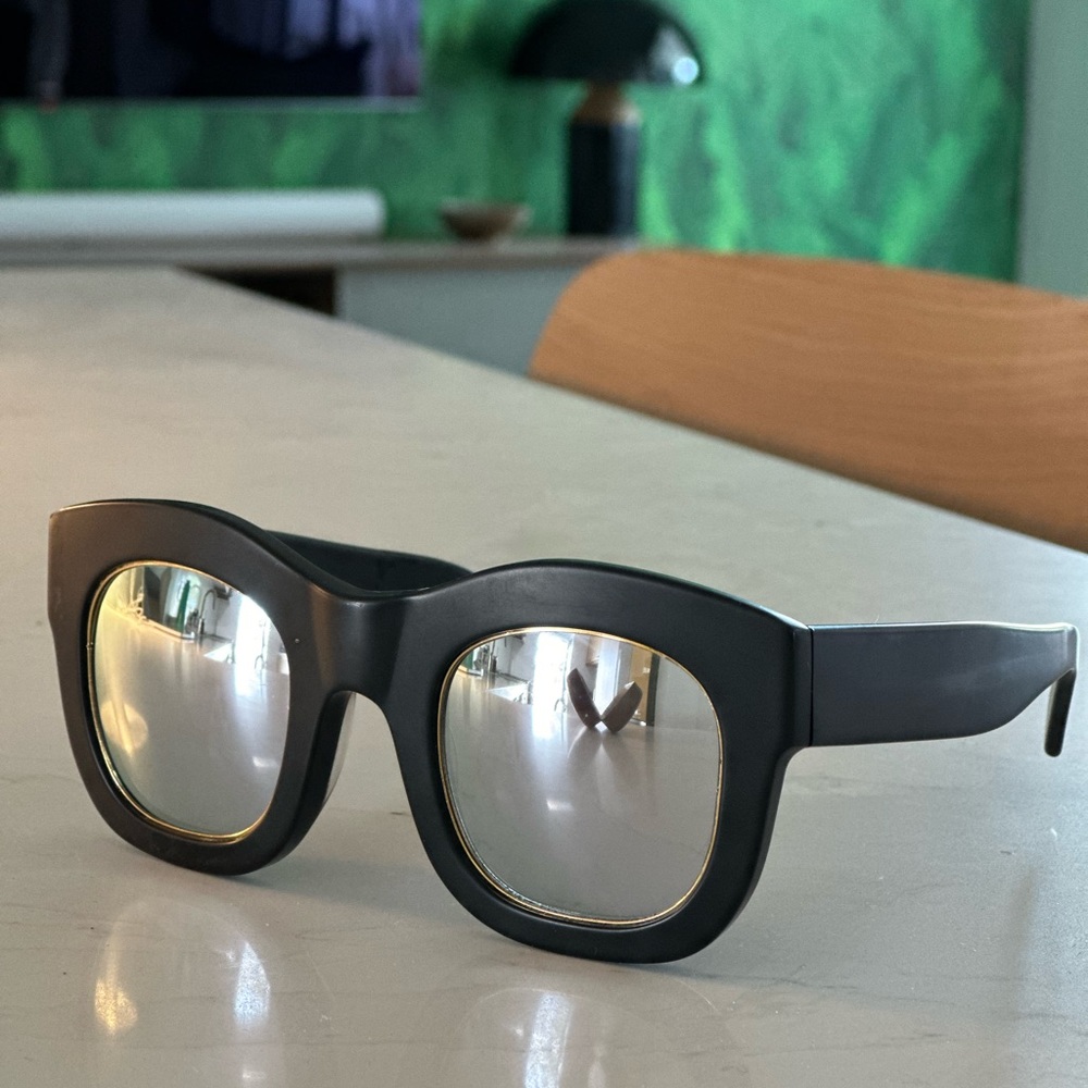 ILLESTEVA Hamilton black matte sunglasses with silver mirror lenses - Picture 4 of 8